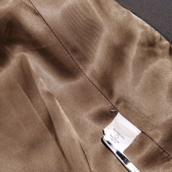 J. Crew Stadium Cloth Nello Gori Olive Green Double Breasted Pea Coat Size 4 - Picture 8 of 14